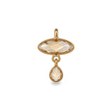 Citrine  Duo Drop Pendant