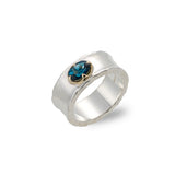 London Blue Topaz Two-Tone Ring