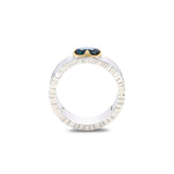 London Blue Topaz Two-Tone Ring