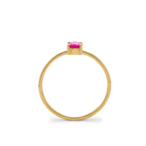 Ruby Solitaire Ring