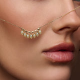 Seven Mango Diamond Necklace